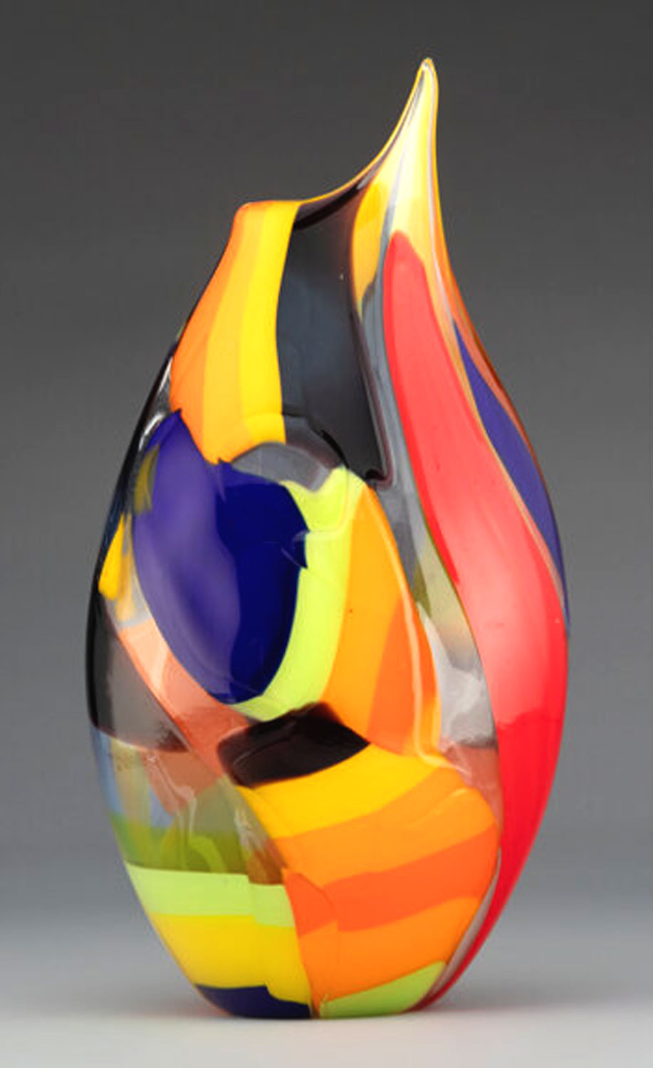 Afro Celotto (Italian, b.1963) Murano, Italy - Original Signed 'Schiavon Glass' 38cm