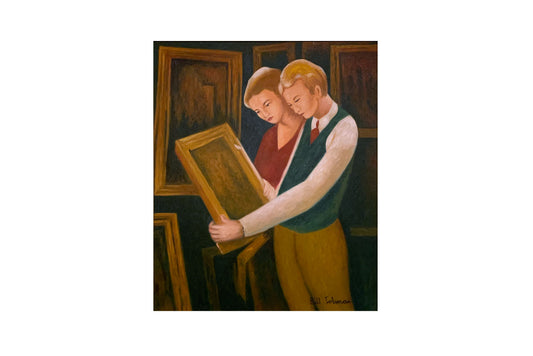 Bill Coleman (1922-1992) Large Original Oil Painting on Canvas 61cm x 50.5cm