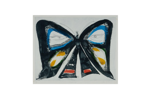 Charles Blackman (1928-2018) Original Limited Edition Etching 'Butterfly' 40cm x 50cm