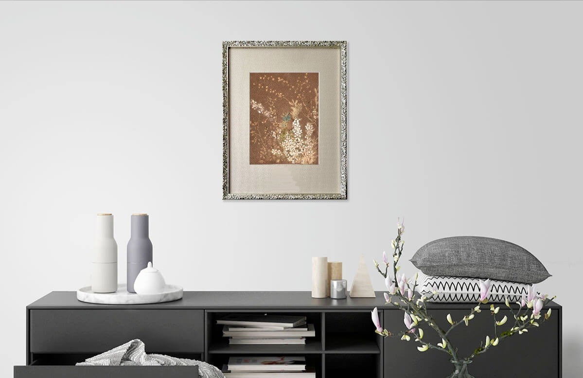 Ellis Rowan (1848-1922) Original Watercolour Painting 'Wildflowers' 37cm x 25cm