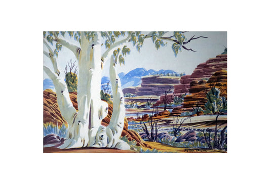 Peter Taylor Tjutjatja (1940-2014) Original Aboriginal Watercolour Painting 35cm x 52cm