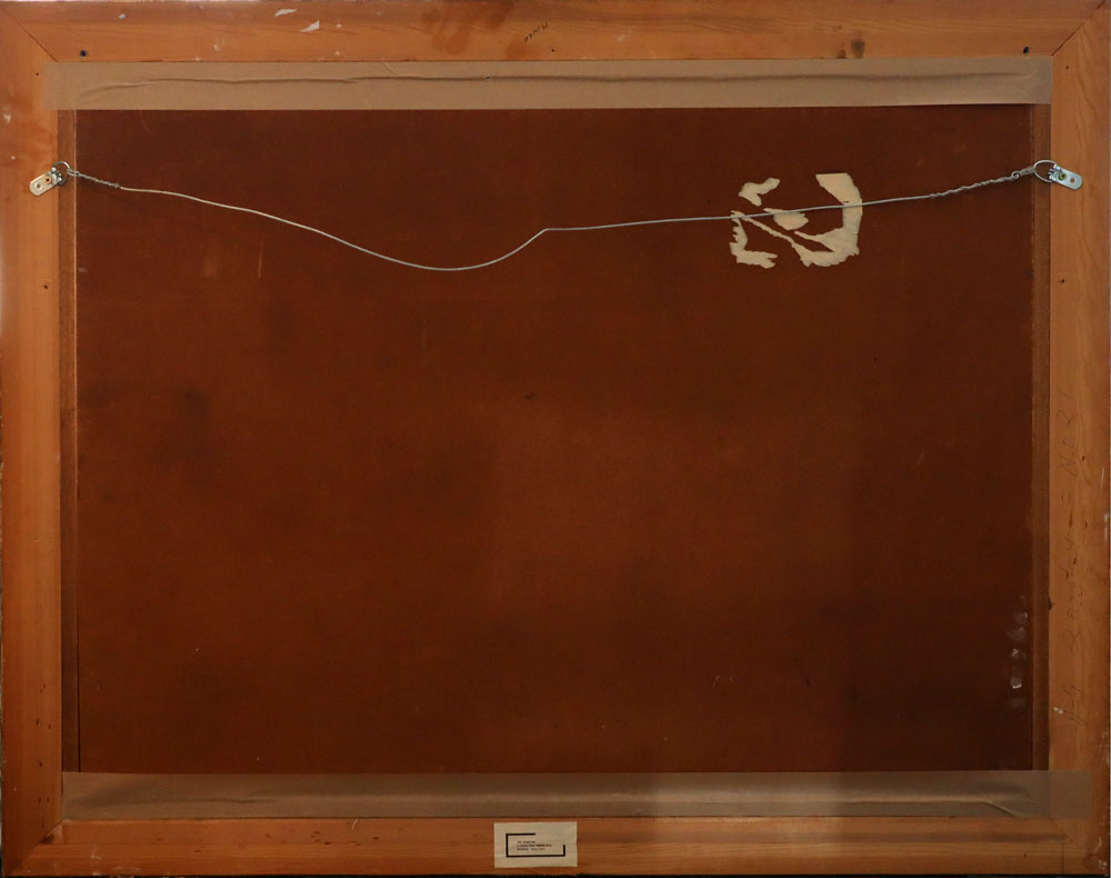 Ray Crooke (1922-2015), Extra Large Original Oil Painting on Board 74.5cm x 100cm