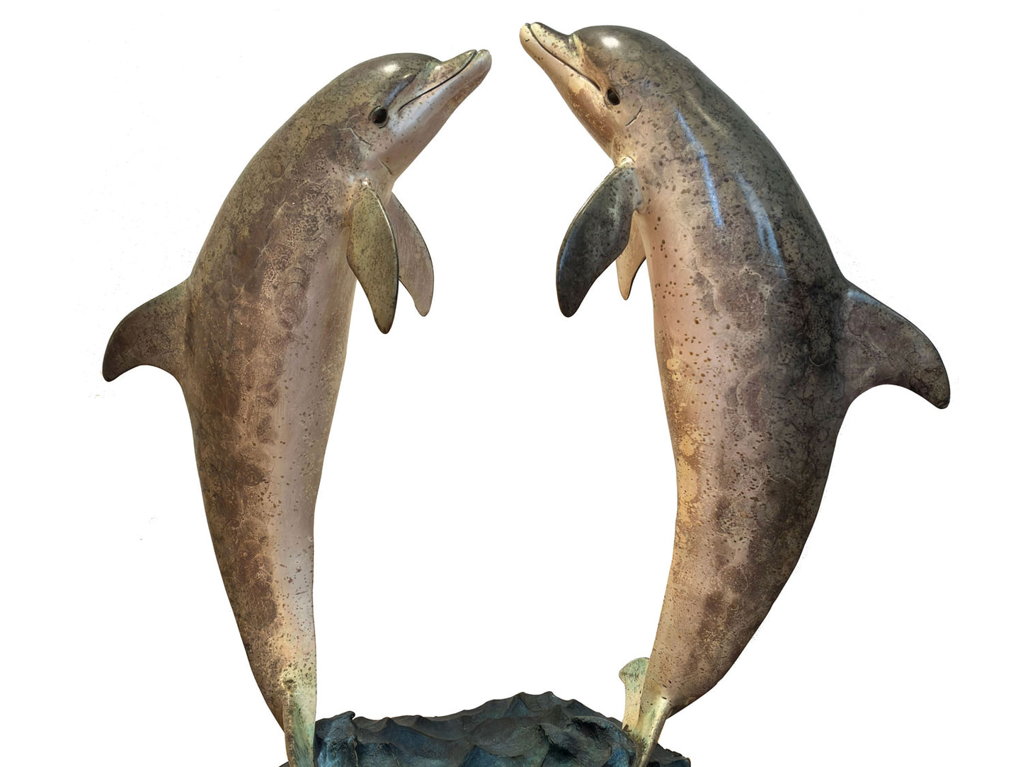Robert Wyland (American b.1956) - Bronze Sculpture "Companions of the Sea" 68cm x 65cm