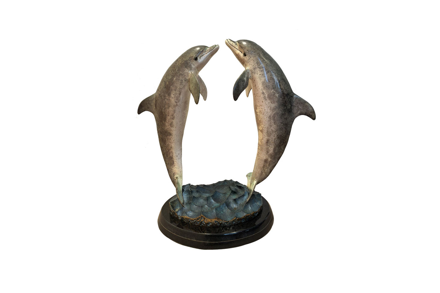 Robert Wyland (American b.1956) - Bronze Sculpture "Companions of the Sea" 68cm x 65cm