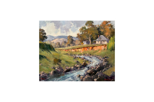 Werner Filipich (b.1943) Large Original Oil Painting on Board 'Sofala' 44.5cm x 54.5cm