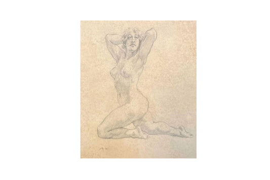 Norman Lindsay (1879-1969) - Original Signed Pencil Drawing 'Rita Lee'