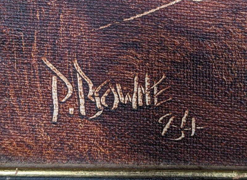 Peter Browne (1947-) Original Painting on Board 30cm x 40cm