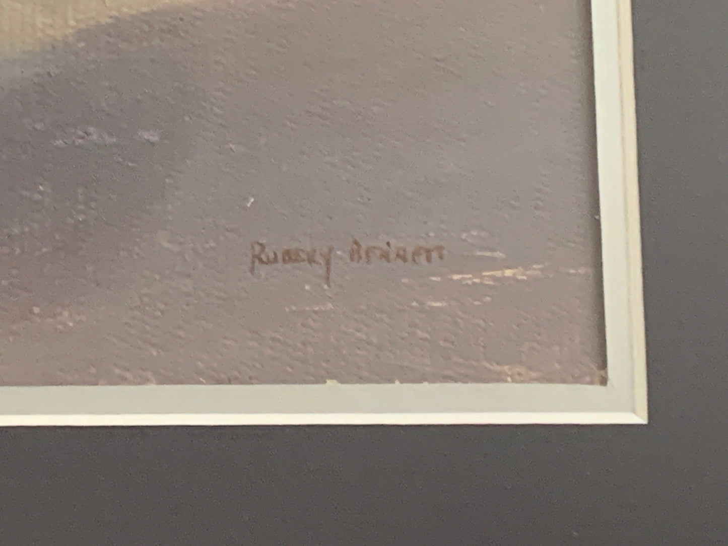 William Rubery Bennett (1893-1987) Original Oil on Board 17cm x 14cm
