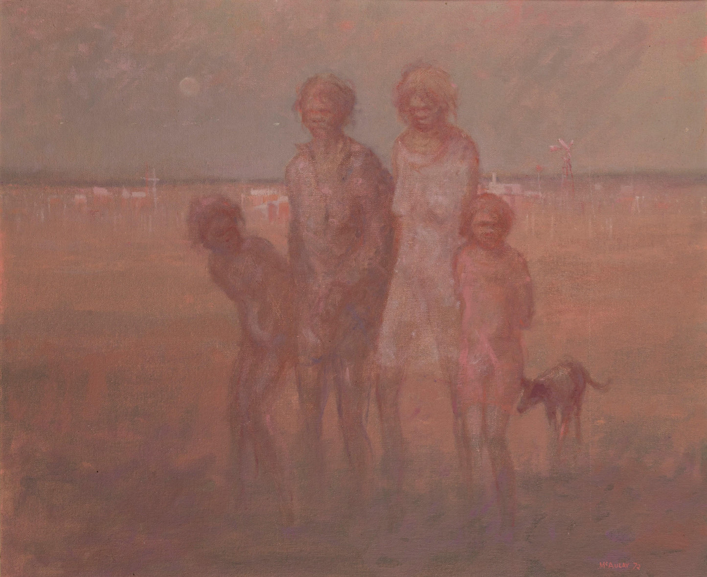 Thomas McAulay (B.1946), Original oil on canvas on board 62.5cm x 75cm