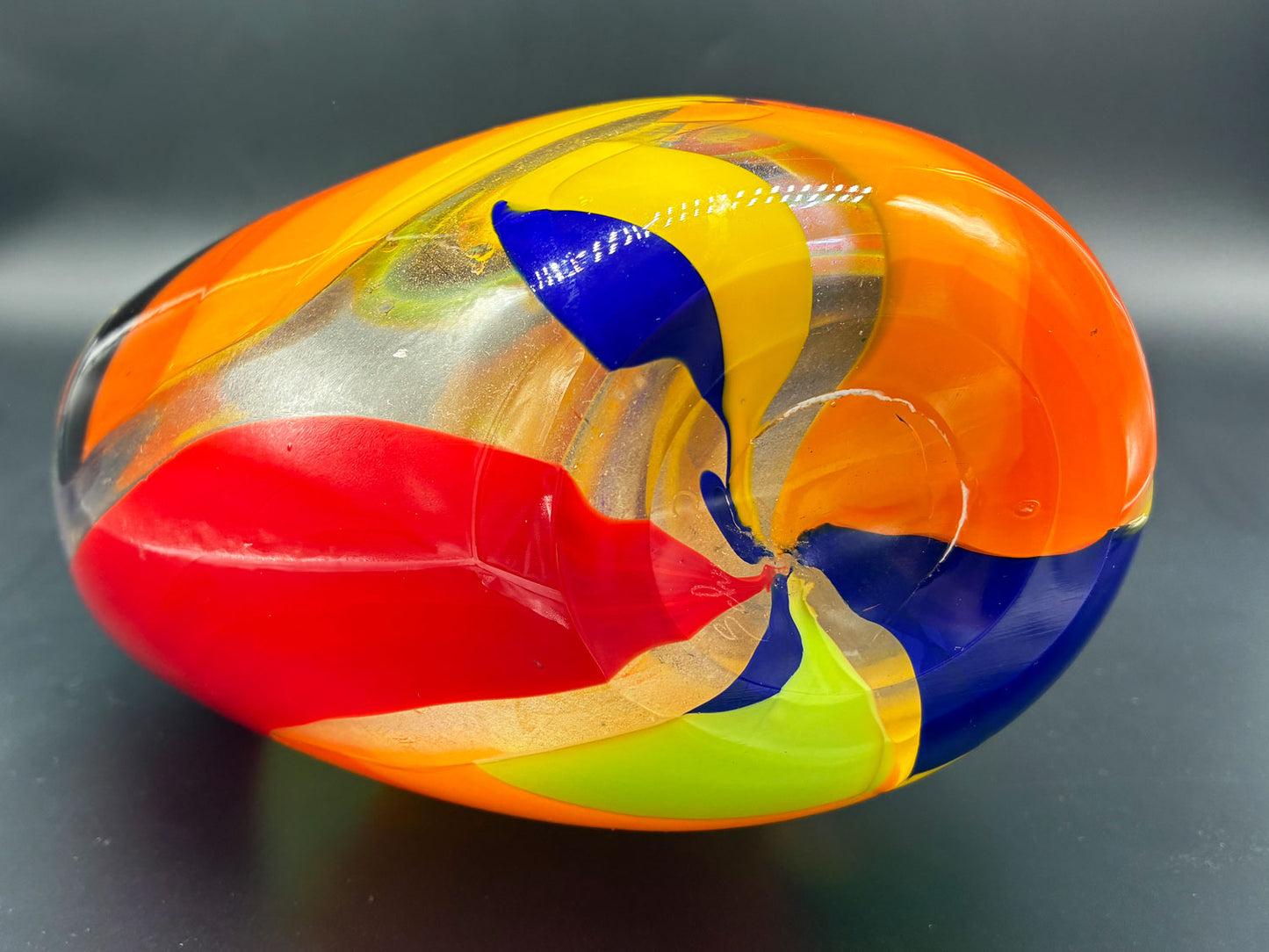 Afro Celotto (Italian, b.1963) Murano, Italy - Original Signed 'Schiavon Glass' 38cm