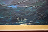 Unknown Artist - Large Original Aboriginal Oil Painting on Board 89cm x 59cm