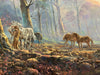 D'Arcy Doyle (1932-2001) Large Original Oil Painting on Board 'Work Day' 50cm x 60cm w/COA