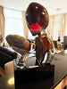 Dino Rosin (Italian, b. 1948) Murano, Italy Large Glass Sculpture 'The Kiss' 50cm