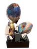 Dino Rosin (Italian, b. 1948) Murano, Italy Large Glass Sculpture 'The Kiss' 50cm