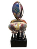 Dino Rosin (Italian, b. 1948) Murano, Italy Large Glass Sculpture 'The Kiss' 50cm
