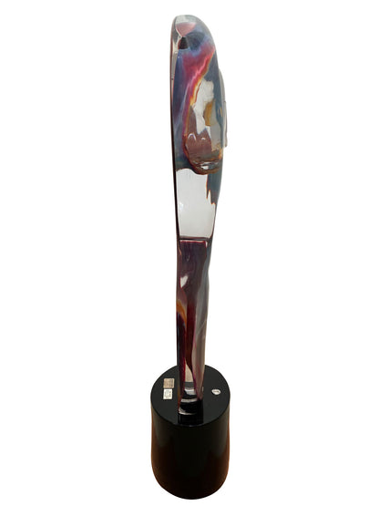Dino Rosin (Italian, b. 1948) Murano, Italy Large Glass Sculpture 'Relax' 76.5cm