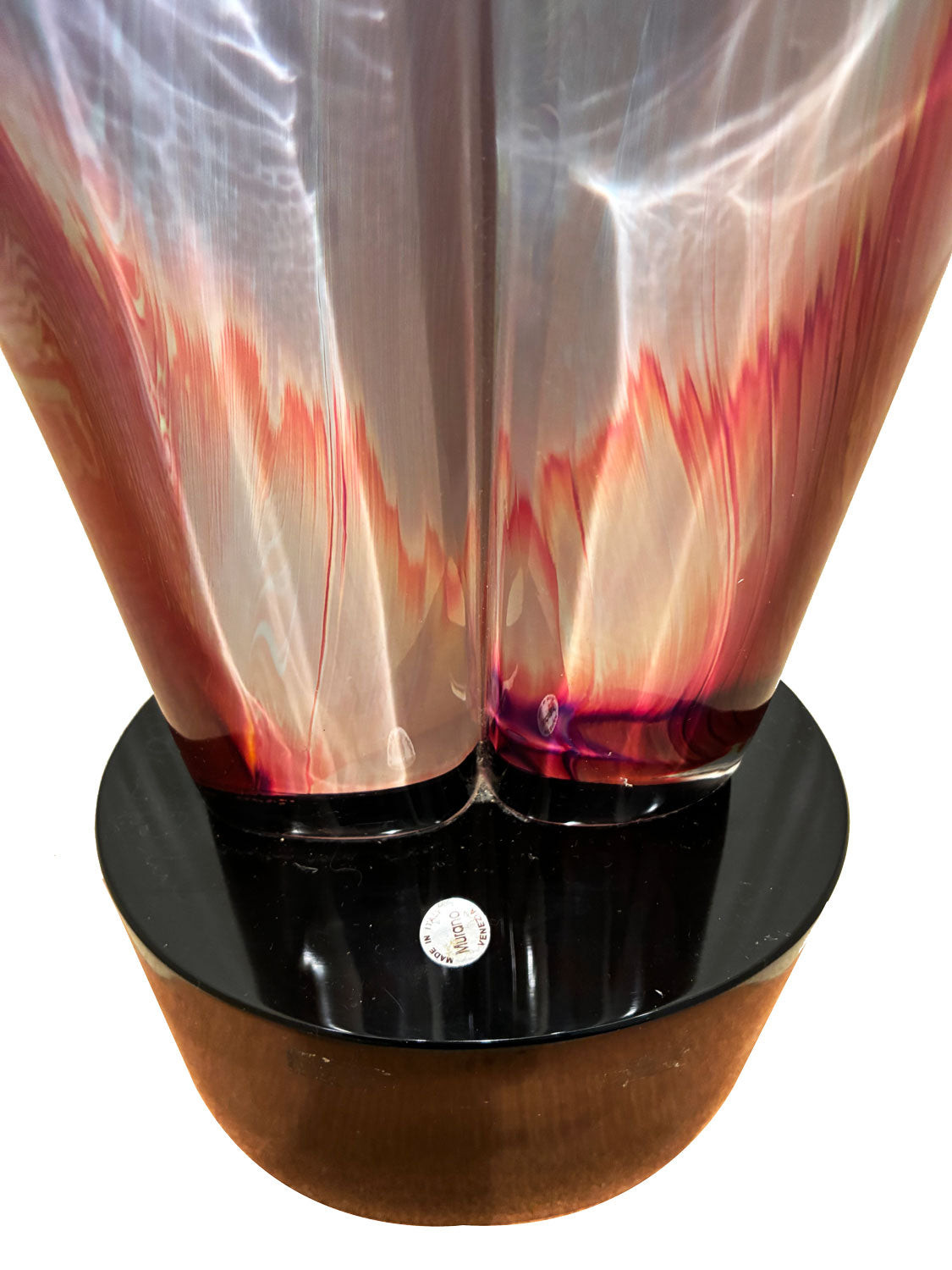 Dino Rosin (Italian, b. 1948) Murano, Italy Large Glass Sculpture 'Relax' 76.5cm