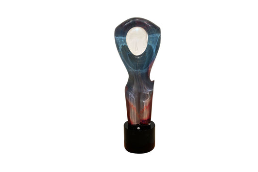 Dino Rosin (Italian, b. 1948) Murano, Italy Large Glass Sculpture 'Relax' 76.5cm