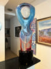 Dino Rosin (Italian, b. 1948) Murano, Italy Large Glass Sculpture 'Relax' 76.5cm