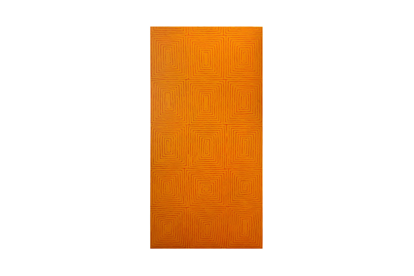 George (Hairbrush) Tjungurrayi (c1943-) Large Original Aboriginal Painting 'Tingari' 175cm x 82cm