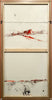 George (Hairbrush) Tjungurrayi (c1943-) Large Original Aboriginal Painting 'Tingari' 174cm x 87cm