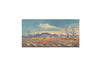 Jack Absalom (1927-2019) Original Oil Painting on Board 'Silverton Hills' 19.5cm x 39.5cm