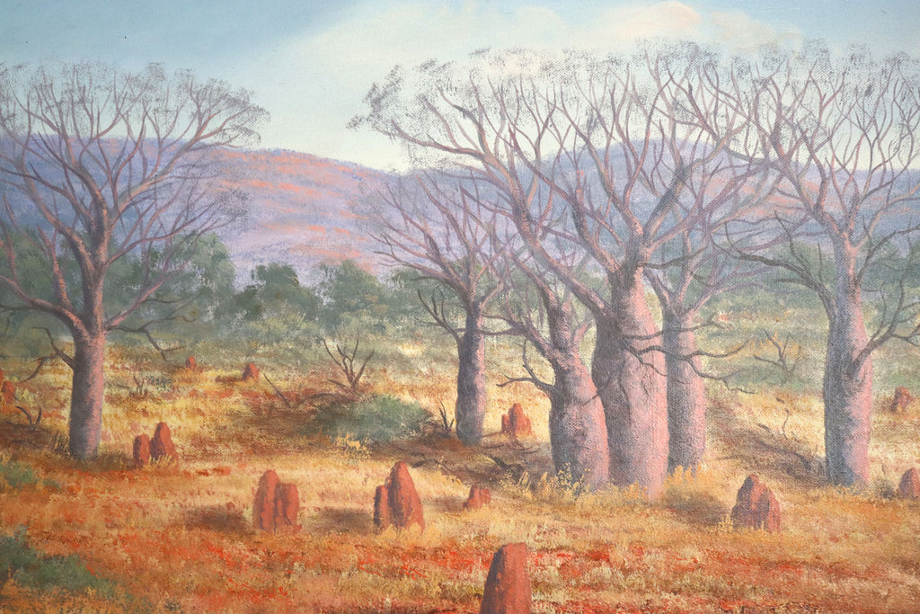 Jack Absalom (19272019) XLarge Original Oil Painting 'The Land of the