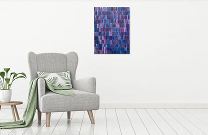 Jeannie Mills Pwerle (1965 - ) Original Aboriginal Painting on Canvas 'Bush Yam' 94.5cm x 71.5cm