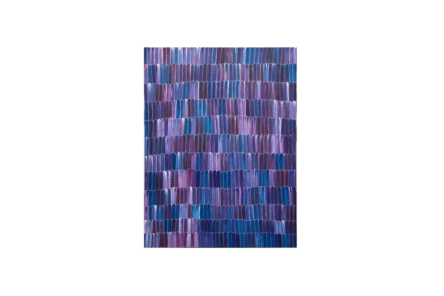 Jeannie Mills Pwerle (1965 - ) Original Aboriginal Painting on Canvas 'Bush Yam' 94.5cm x 71.5cm