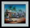 Max Mannix (b.1939). Extra large Original Oil Painting on Board 39cm x 44cm