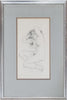 Norman Lindsay (1879-1969) Original Signed Pencil Drawing on Paper 'Angelina' 31.5cm x 16cm