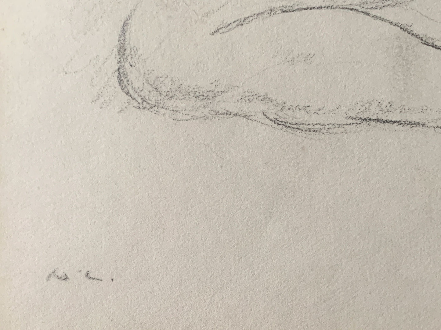 Norman Lindsay (1879-1969) Original Signed Pencil Drawing on Paper 'Angelina' 31.5cm x 16cm