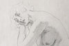 Norman Lindsay (1879-1969) Original Signed Pencil Drawing on Paper 'Repose' 19.5cm x 15cm