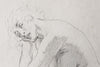 Norman Lindsay (1879-1969) Original Signed Pencil Drawing on Paper 'Repose' 19.5cm x 15cm