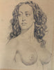 Norman Lindsay (1879-1969) Large Original Signed Pencil Drawing 'Rita Lee' 44cm x 34cm
