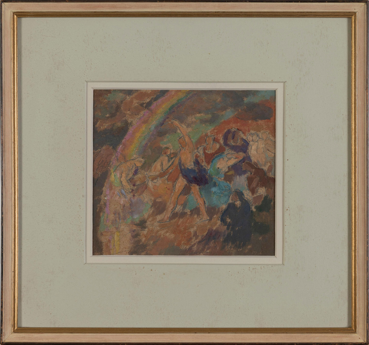 Rupert Bunny (1864-1947) Original Oil Painting on Paper 19cm x 20.5cm
