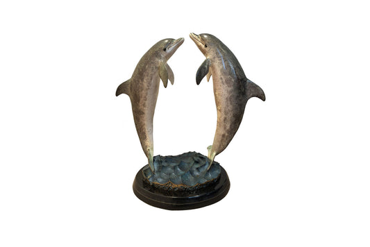 Robert Wyland (American b.1956) - Bronze Sculpture "Companions of the Sea" 68cm x 65cm