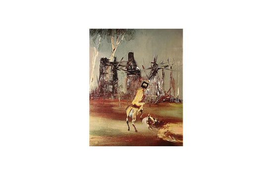 Sidney Nolan (1917-1992) Limited Edition Signed Screenprint "Ned Kelly Near Glenrowan" 62cm x 50cm