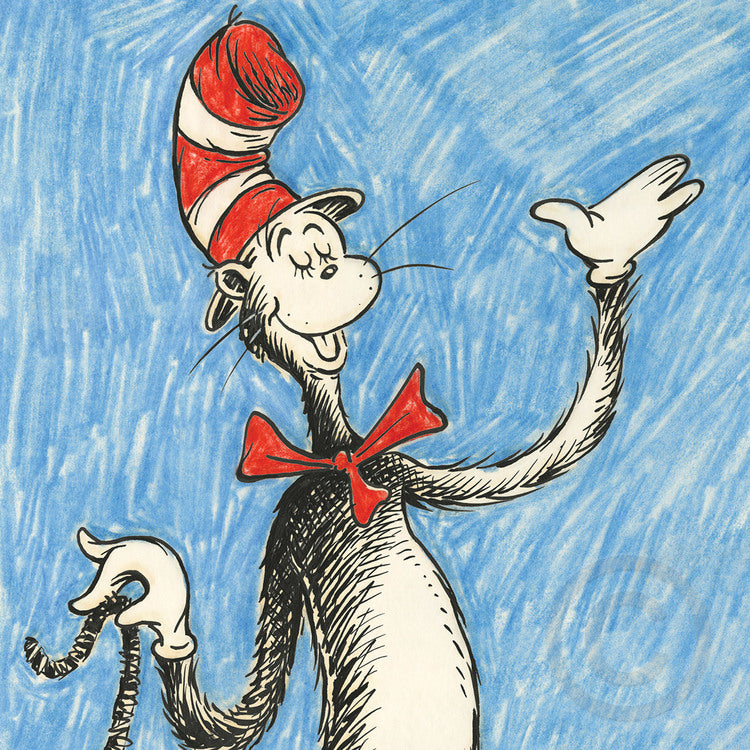 Theodor Geissel (Dr Seuss) (1904-1991) Original Limited Edition Print "The Cat that Changed the World"  94cm x 69cm