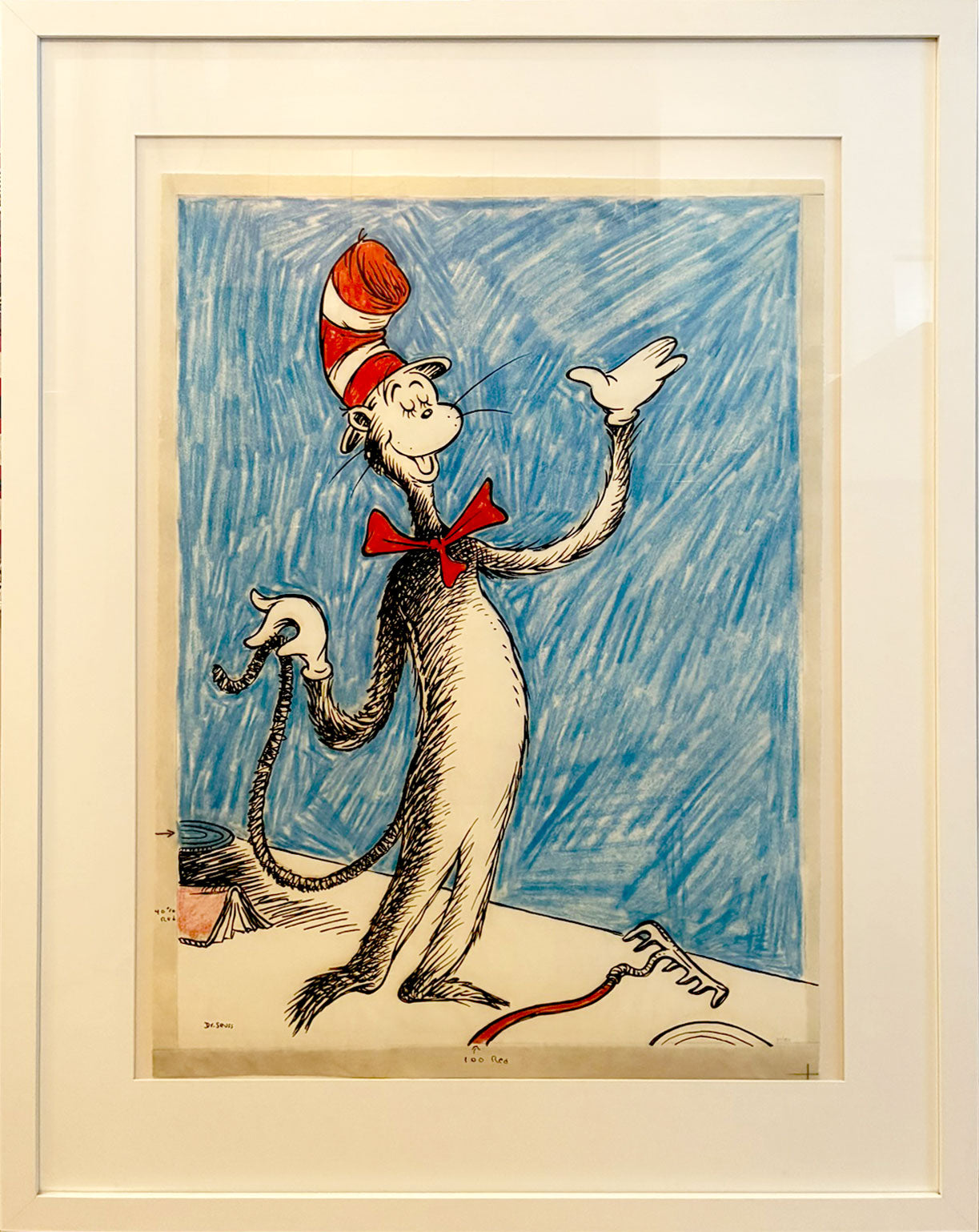 Theodor Geissel (Dr Seuss) (1904-1991) Original Limited Edition Print "The Cat that Changed the World"  94cm x 69cm
