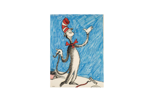 Theodor Geissel (Dr Seuss) (1904-1991) Original Limited Edition Print "The Cat that Changed the World"  94cm x 69cm