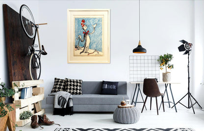 Theodor Geissel (Dr Seuss) (1904-1991) Original Limited Edition Print "The Cat that Changed the World"  94cm x 69cm