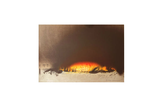 Tim Storrier (b1949-) Original Limited Edition Signed Lithograph 'Fire - Blazeline IV' 57cm x 78cm