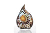Afro Celotto (Italian, b. 1963) Murano, Italy Battuto Coppia Fissa Glass Vase