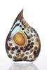 Afro Celotto (Italian, b. 1963) Murano, Italy Battuto Coppia Fissa Glass Vase