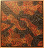 Gracie Morton Pwerle (b.1956) Australian Aboriginal Art Bush Plum Dreaming 56cm x 49cm