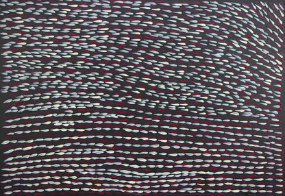 Gloria Tamerre Petyarre - Original Aboriginal Painting - 'Bush Medicine Leaves' 89cm x 62cm Stretched