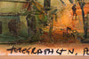 Pro Hart (1928-2006) - Large Original Oil Painting On Board 'Gulnare, Port Darwin' - 33cm x 25cm