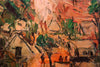 Pro Hart (1928-2006) - Large Original Oil Painting On Board 'Gulnare, Port Darwin' - 33cm x 25cm