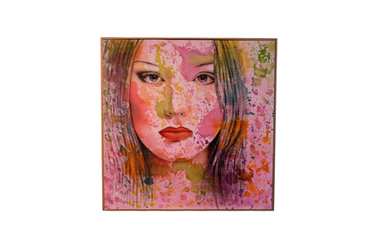 Unknown Artist - Large Original Mixed Media on Canvas